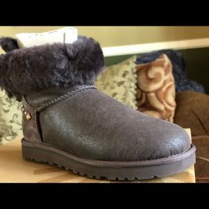 Ugh mine boots Braid with Swarovski